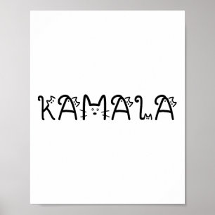 Funny Cat Lady Fun Childless Cat Ladies For Kamala Poster