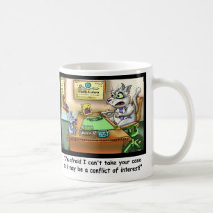 Funny Cat & Lawyer Funny Coffee Mug