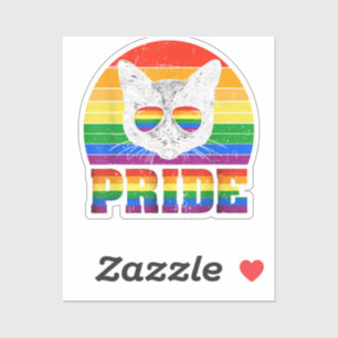 Funny Cat LGBT Gay Pride Apparel Women Men LGBTQ