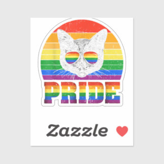 Funny Cat LGBT Gay Pride Apparel Women Men LGBTQ 
