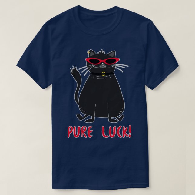 funny cat life with cat cat lovers T-Shirt (Design Front)