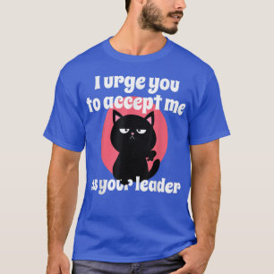 Funny Cat Lover Black Kitten Owner T-Shirt