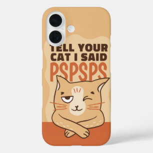 Funny Cat Lover iPhone 16 Case