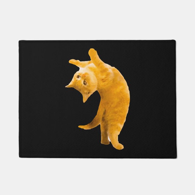 Funny Cat Lover Doormat (Front)