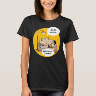 Funny Cat Lover Introvert Humour T-Shirt