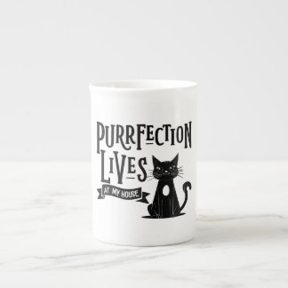 Funny Cat Lover Mug – “Purrfection....