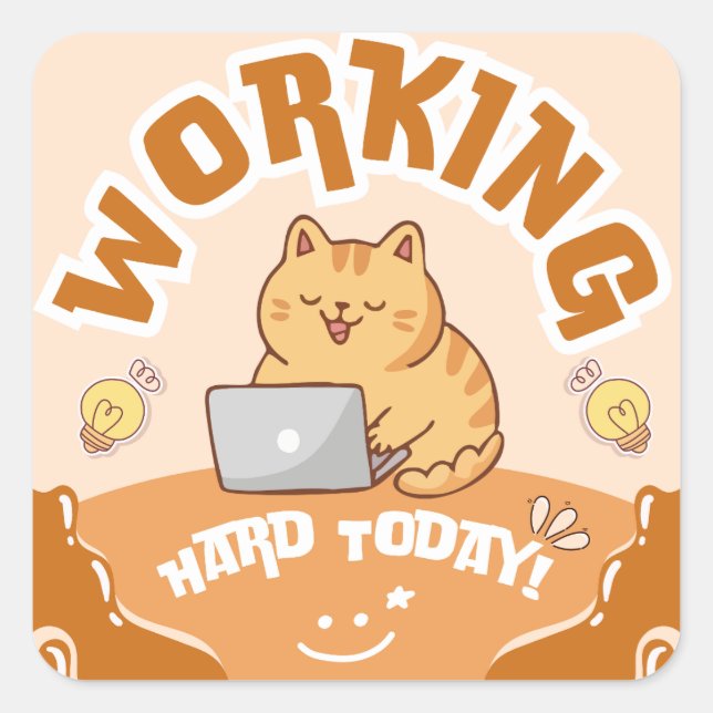Funny Cat Lover Sticker | stay pawsitive (Front)
