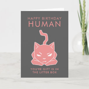 Funny Cat Lovers Birthday Card