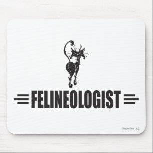 Funny Cat Lover's Mouse Pad