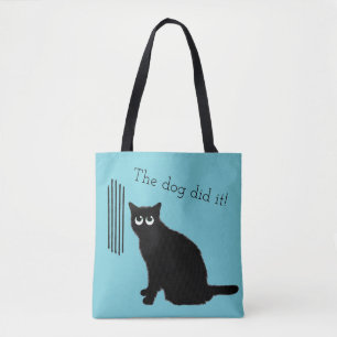 Funny Cat Lovers Tote Bag