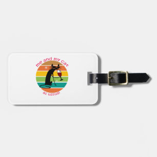 Funny Cat Luggage Tag