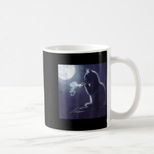 Funny cat meme cat smoking cat thinking humour kit coffee mug