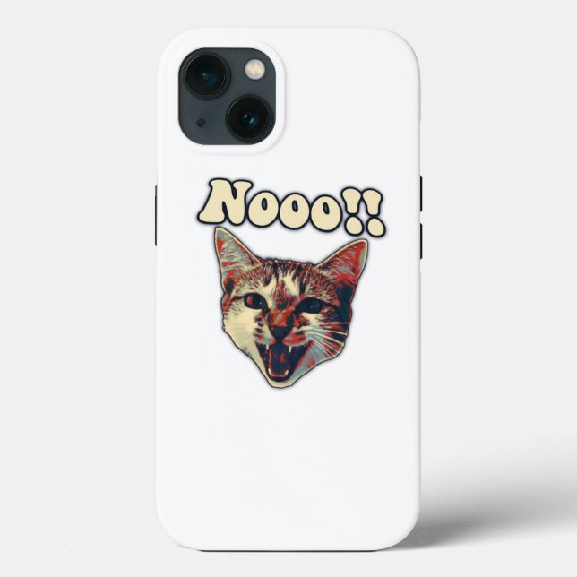 Funny cat meme for cat persons and cat owners Case-Mate iPhone case (Back)