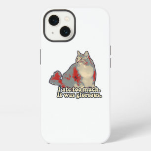 Funny cat meme for kitten lovers and owners iPhone 13 case