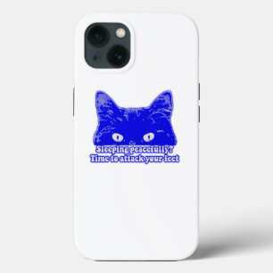 Funny cat meme for kitten owners and lovers iPhone 13 case
