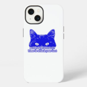 Funny cat meme for kitten owners and lovers iPhone 13 case