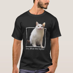 Funny Cat meme Quote Erm What Sigma For Men Women T-Shirt