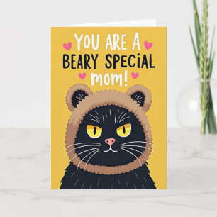 Funny Cat Mothers Day Card