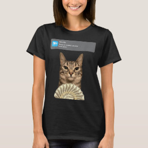 Funny Cat Motion Meme Women Men T-Shirt