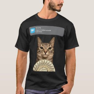Funny Cat Motion Meme Women Men T-Shirt