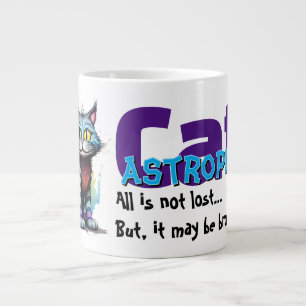 Funny Cat Mug – CatAstrophe: All is not lost..