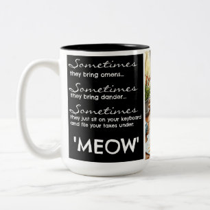 Funny Cat Mug – “Filed Under MEOW”