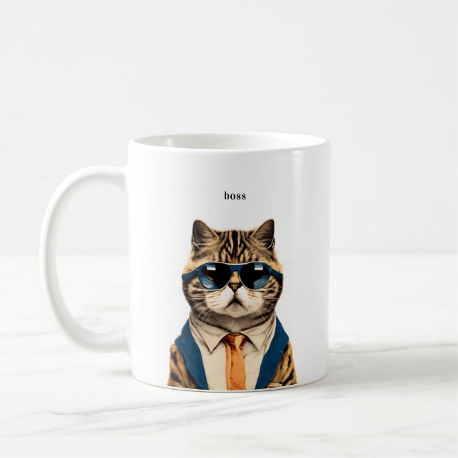 Funny Cat Mugs (Left)