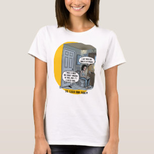 Funny Cat Mum Bathroom Humour Gift T-Shirt