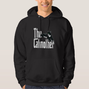 Funny Cat Mum Catmother Black Cat Mother Kitty Mum Hoodie
