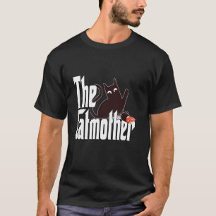 Funny Cat Mum Catmother Evil Black Cat Mother Kitt T-Shirt