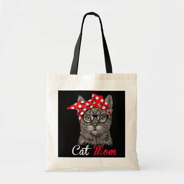 Funny Cat Mum for Cat Lovers Mothers Day Gift  Tote Bag (Front)
