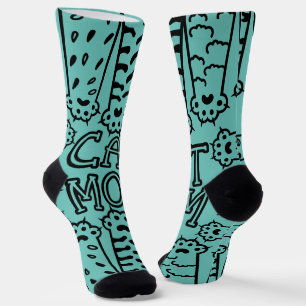 Funny Cat Mum Paws Socks