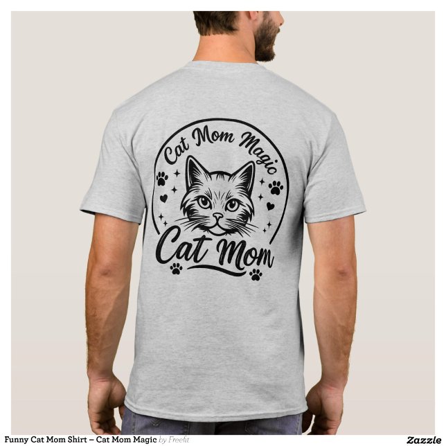 Funny Cat Mum Shirt – Cat Mum Magic (Creator Uploaded)