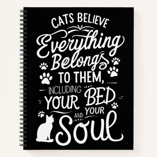 Funny Cat Notebook (Front)