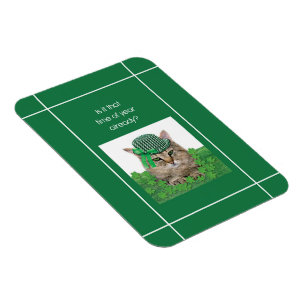 Funny Cat on St. Patrick’s Day Magnet