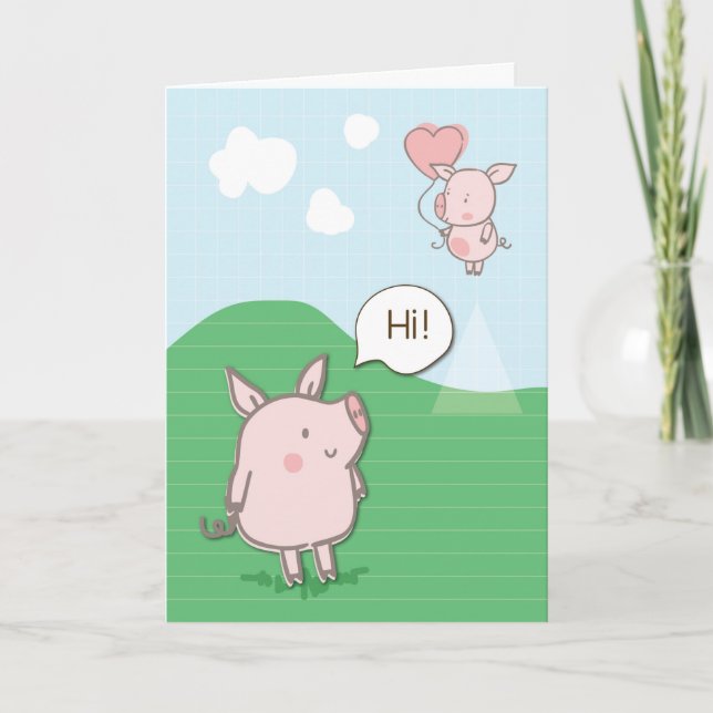 Funny Cat on St. Patrick’s Day with Green Hat Tie  Card (Front)