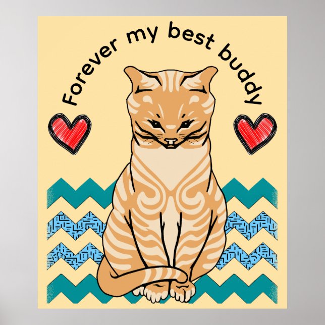 funny cat poster (Front)