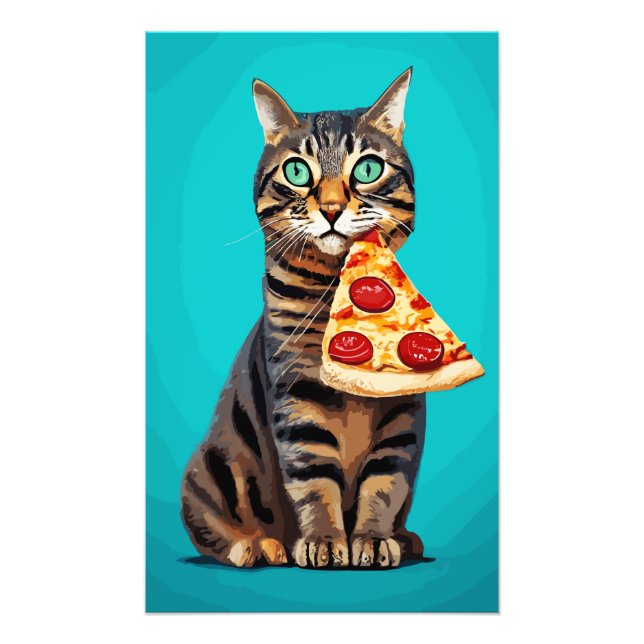 Funny Cat Print, Value Poster Paper (Matte) (Front)