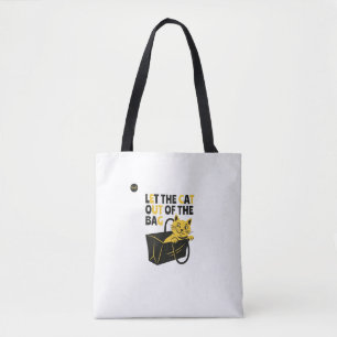 Funny Cat Pun Let the Cat Out of the Bag Punde