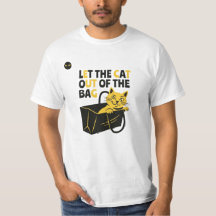 Funny Cat Pun | Let the Cat Out of the Bag | Punde