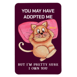 Funny Cat Pun Magnet - Kitchen Fridge Meme Gift