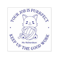 Funny Cat Pun Perfect Job Teacher Encouragement