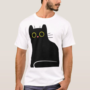 Funny Cat Quote My Boss Is a Cat Design T-Shirt