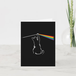Funny Cat Rock Music Gift Women Kids Men Autism Fu Card