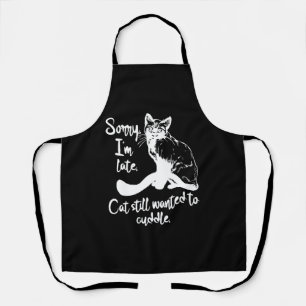 Funny cat sayings cat quotes apron