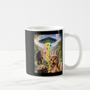 Funny Cat Selfie with Easter Bunny Ears Bigfoot Coffee Mug