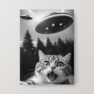  Funny Cat Selfie with UFO Alien Drones