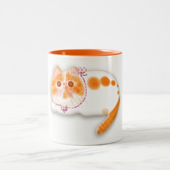 Funny cat series service table mug by ORDesigns. (Center)