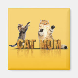 Funny cat shirt   cat mum gift   cat mummy magnet
