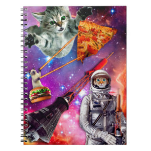 Funny Cat Space Federation Notebook